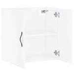 ZNTS Wall Cabinet High Gloss White 60x31x60 cm Engineered Wood 829958