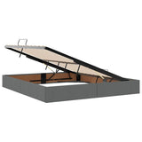 Storage Bed with Headboard Dark Grey 180 x 200 cm Fabric 3370050