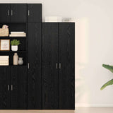 Highboard 2 pcs Black Oak 70 x 42.5 x 185 cm 3365593