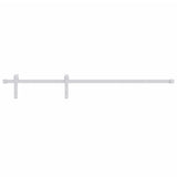 Sliding Door with Hardware Set 85x210 cm Solid Wood Pine 3203018