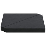Umbrella Weight Plates 2 pcs Black Granite Triangular 14 kg 4100003