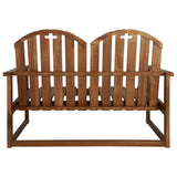 Garden Bench Brown Acacia wood 110 cm Durable Garden Bench 44034
