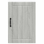 ZNTS Kitchen Wall Cabinet Lucca Grey Sonoma Engineered Wood 853793