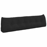 Back Pillow Black 180 x 24 x 50 cm Fabric 42014559