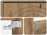Wall-Mounted Shoe Cabinet ALKMAAR 71 x 17 x 86 cm Artisan Oak 896204