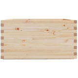 Garden Planter 90x90x49.5 cm Solid Wood Pine 3282534