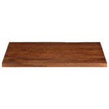 Table Top 90x80x2.5 cm Rectangular Solid Wood Reclaimed 371210