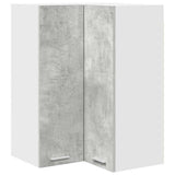 Hanging Cabinet Concrete Grey and White 57 x 57 x 80 cm 884293