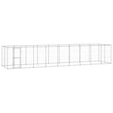 Outdoor Dog Kennel Galvanised Steel 21.78 m 3082311