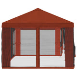 Gazebo Cover with Sidewalls Terracotta 600.5 x 300.5 cm 900438