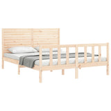 Bed Frame without Mattress 160x200 cm Solid Wood Pine 3193216