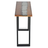 Console Table Teak 100x35x75 cm 245065