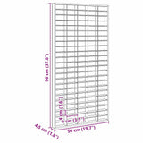 Wall Display Case Beige 50 x 4.5 x 96 cm Engineered Wood 42015614