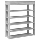 Shoe Rack Grey Sonoma 80x30x98 cm Engineered Wood 859937