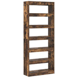 Book Cabinet Smoked Oak 80 x 30 x 198 cm Engineered Wood 3333920