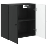 Wall-Mounted Cabinet Black 59 x 31 x 60 cm Engineered Wood 899086
