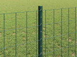 Welded Wire Fence 10 x 0.8 m PVC-Coated Steel Green 3335982