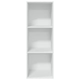 Bookcase White 40x30x114 cm Engineered Wood 857867