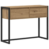 End Table Artisian Oak 100 x 36 x 75 cm Engineered Wood 886701