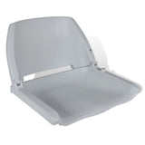 Boat Seat Foldable Backrest No Pillow Grey 48x51x41 cm 90417