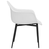 Dining Chairs 6 pcs White PP 3082356