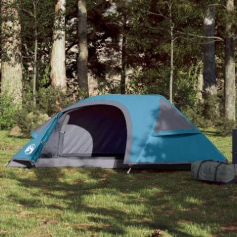 ZNTS Camping Tent Dome 1-Person Blue Waterproof 94560