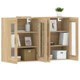 Wall Mounted Cabinets 2 pcs Sonoma Oak Engineered Wood 3197899