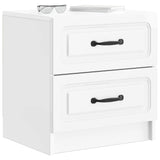 Bedside Cabinet High Gloss White 43 x 34.5 x 44.5 cm 895683