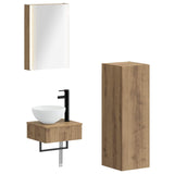 Bathroom Cabinet Set 4 pcs Artisan Oak 43 x 11.5 x 60.5 cm 3407382
