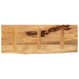 Table Top 90x20x3.8 cm Live Edge Solid Wood Rough Mango 370371