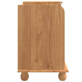 Storage Bench ASKIM Brown 100 x 39 x 62 cm Solid Pine Wood 4105439