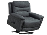 Power Lift Recliner Chair with Vibration Massage, Heat, USB - Grey T3398P422792