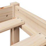 Bed Frame without Mattress 90x190 cm Single Solid Wood Pine 3306527