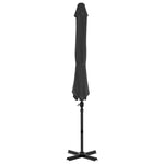 Garden Parasol with Portable Base Anthracite 276333