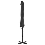 Cantilever Garden Parasol Anthracite Polyester, Aluminium Large 44622