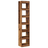 Book Cabinet/Room Divider Old Wood 40x30x198 cm 856812