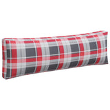 Pallet Cushions 3 pcs Red Check Fabric 360957
