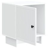 Bedside Cabinet 2 pcs White 43 x 34.5 x 50 cm Engineered Wood 893876
