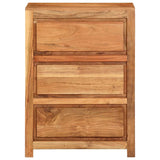 Drawer Cabinet 55x33x75 cm Solid Wood Acacia 4008894