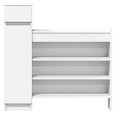 Shoe Cabinet White 100.5x28x100 cm Engineered Wood 840422