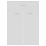 Shoe Cabinet White 60x35x84 cm Engineered Wood 801071