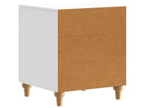 Bedside Cabinet White 43x 41 x 66.5 cm Engineered Wood 894095