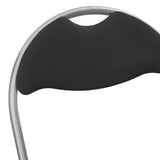 Folding Chair 2 pcs Black and Grey 48 x 43.5 x 81 cm 42029043