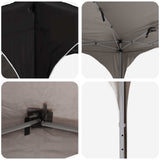 Pop-up Party Tent 575 x 288 x 245 cm Black Oxford Fabric 42019898