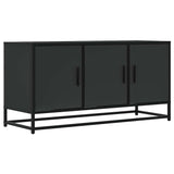 TV Cabinet Black 100x35x50 cm Engineered Wood and Metal 848829