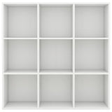 Bookcase White Engineered wood Medium Bookcase Rectangular 801125