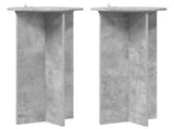 Plant Stand 2 pcs Concrete Grey 40 x 40 x 80 cm Engineered Wood 899702