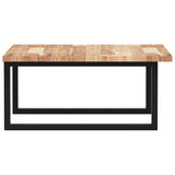 Basin Shelf Wall Mounted Steel and Solid Wood Acacia 3302873