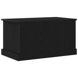 Storage Box Black oak 70 x 40 x 38 cm Engineered Wood 862826