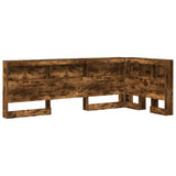Storage Headboard with Shelf Smoked Oak 80 cm Engineered Wood 3335449